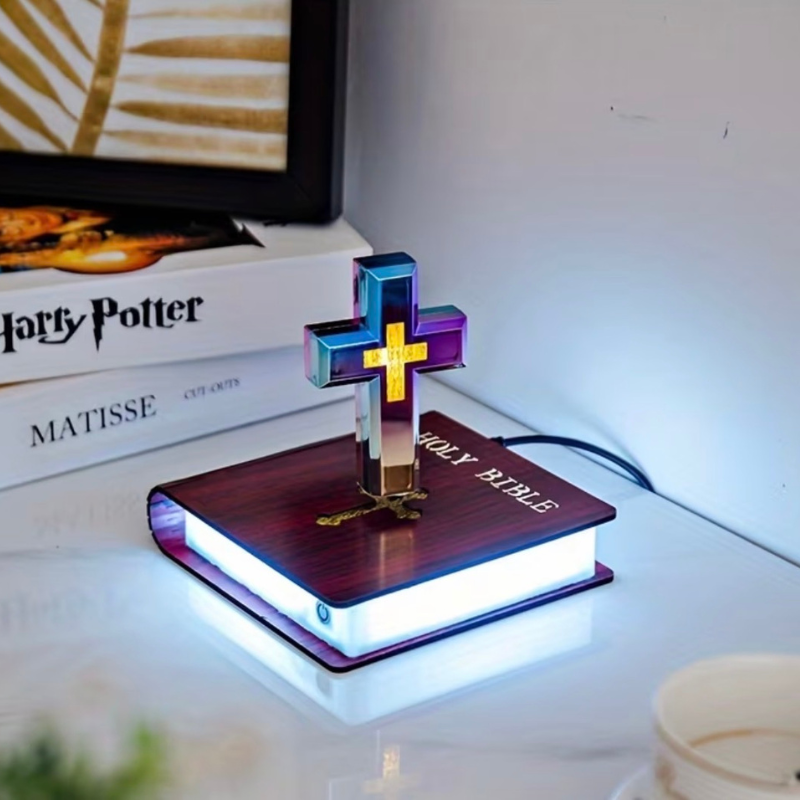 Floating Cross Lamp