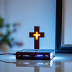 Floating Cross Lamp